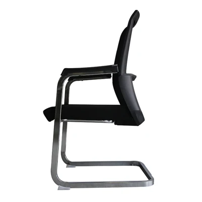 Chaises de bureau sans roues Chaises de bureau en maille à dossier haut Chaise de visiteur de bureau